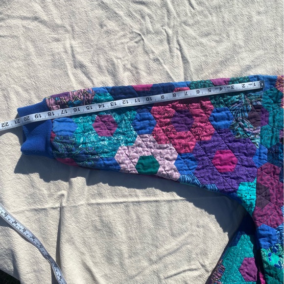 Patchwork QUILT Handmade Jacket Vintage - Picture 7 of 16